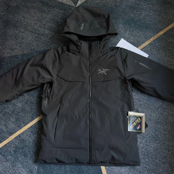 Arc'teryx men's black down jacket
